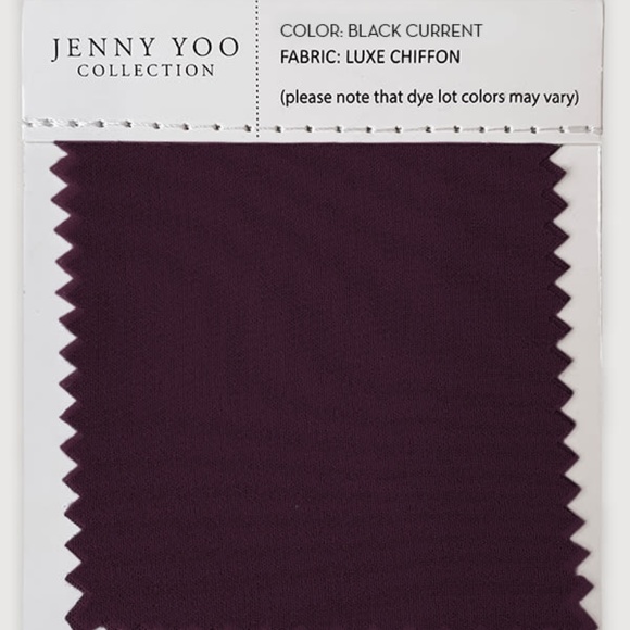 Jenny Yoo Inesse Blackcurrent Bridesmaid Dress 6 - Picture 2 of 2